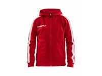 Craft - Pro Control Hood Jacket Jr Bright Red/White 146/152