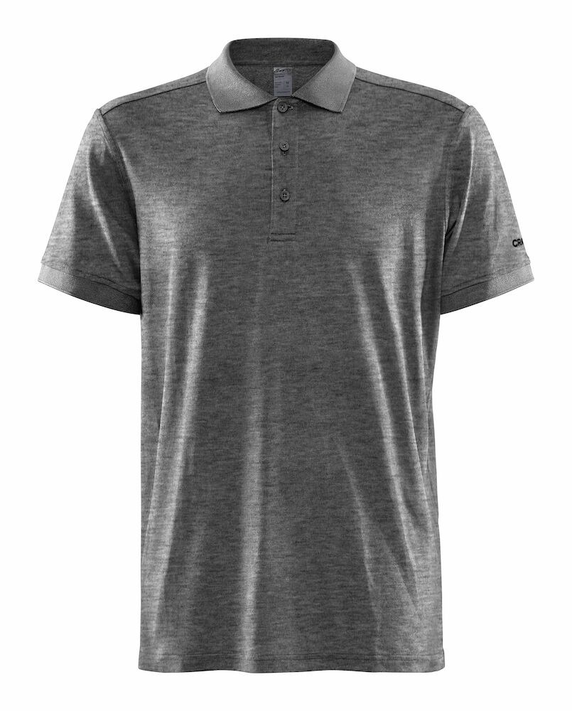 Craft - CORE Blend Polo Shirt M Dk Grey Melange 4XL