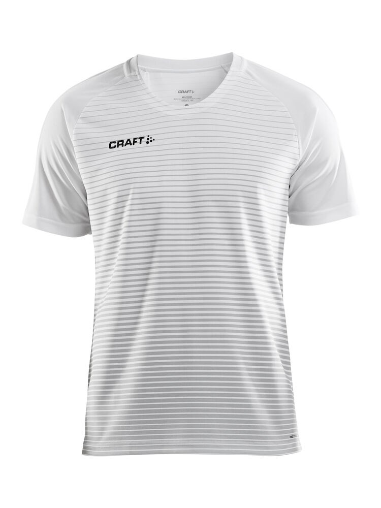 Craft - Pro Control Stripe Jersey M White/Silver XS