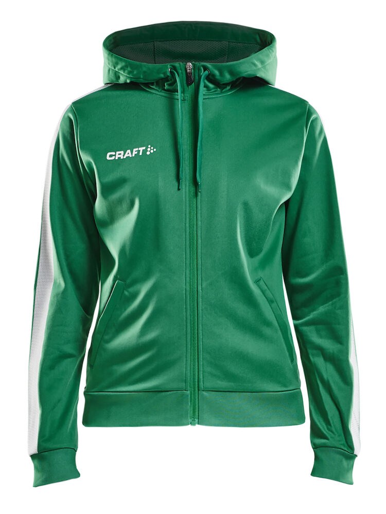 Craft - Pro Control Hood Jacket W Team Green/White L