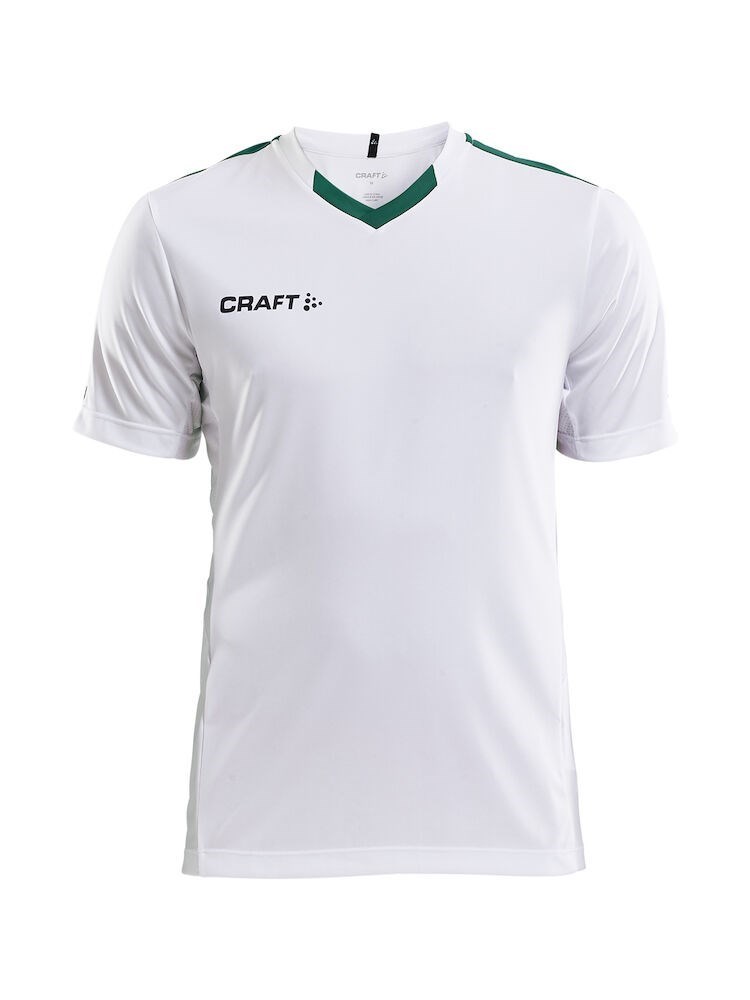 Craft - Progress Jersey Contrast M White/Team Green XL