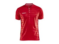 Craft - Pro Control Button Jersey M Bright Red/White L