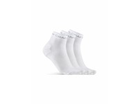 Craft - CORE Dry Mid Sock 3-Pack White 43/45