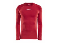 Craft - Pro Control Compression Long Sleeve Uni Bright Red L