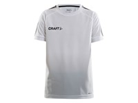 Craft - Pro Control Fade Jersey Jr White/Silver 122/128