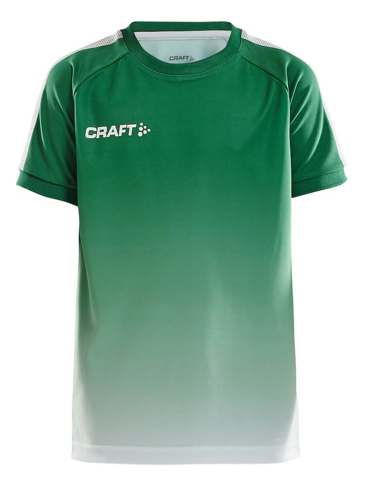 Craft - Pro Control Fade Jersey Jr Team Green/White 158/164