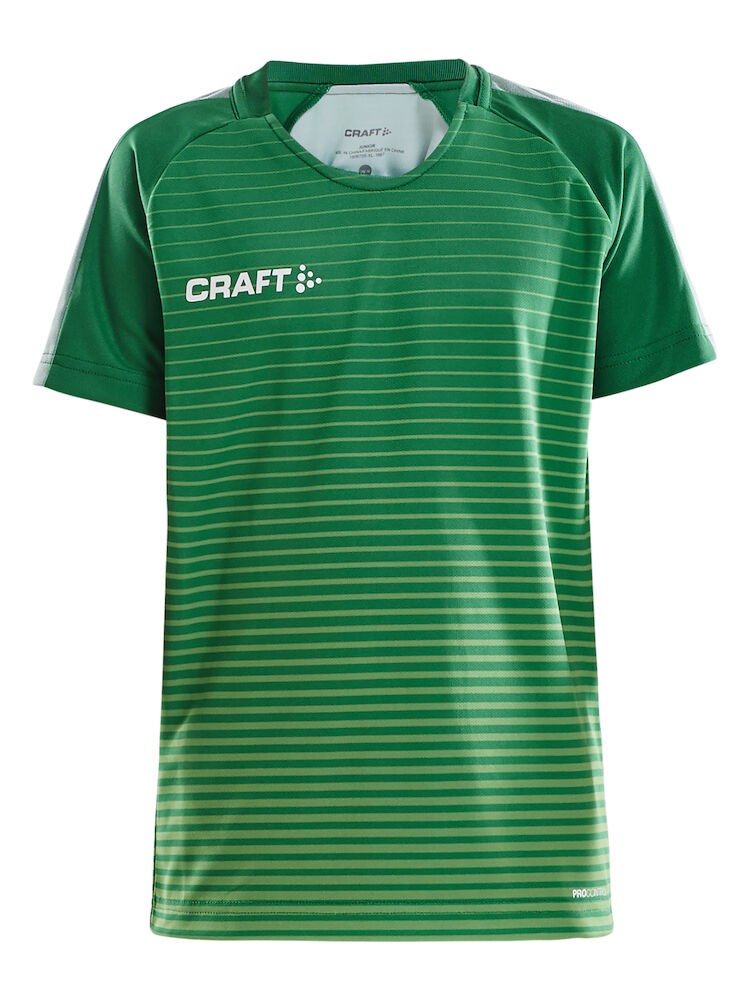 Craft - Pro Control Stripe Jersey Jr Team Green/Craft Green 122/128