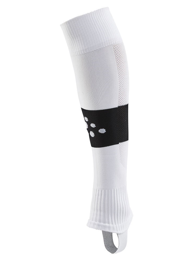 Craft - Pro Control Stripe W-O Foot Socks Jr White/Black 0