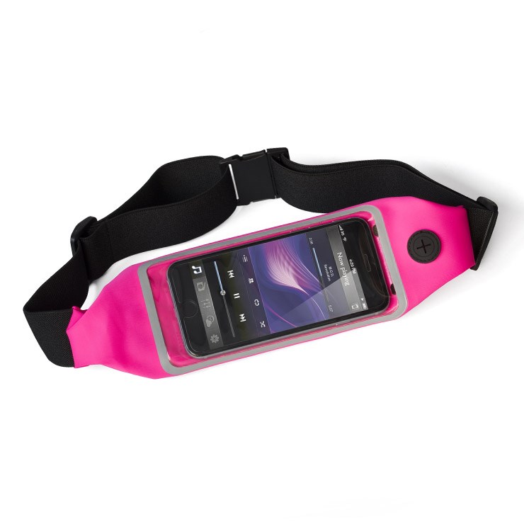 Touchscreen taille sporttas,Run&Touch,roze