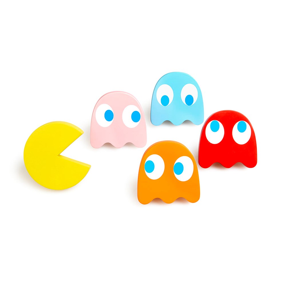 Kapstok,Pac-Man,x5,polyresin / metaal