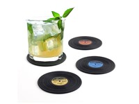Onderzetter,The Coasters,x4,silicone