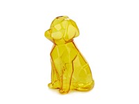 Vaas,Sphinx,hond,15 cm,amber