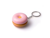 Key ring & pillendoos,Donut,strawberry
