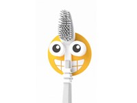 Tandenborstelhouder,Emoji,geel