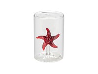 Zoutvaatje,Atlantis Starfish,rood,glas