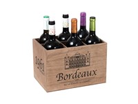 Wijnrek,Bordeaux 1961,x6,hout
