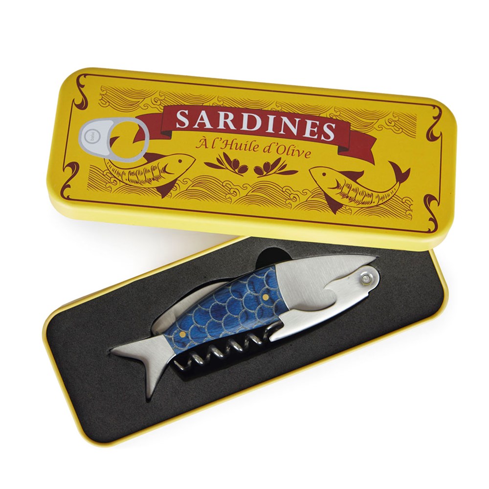 Kurketrekker,Sardines,tin