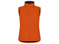 Clique - Classic Softshell Vest Women Diep Oranje 44/XXL