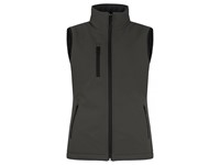 Clique - Padded Softshell Vest Women Donkergrijs XS