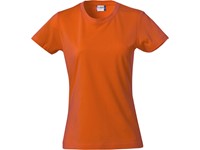 Clique - Basic-T Women Diep-oranje XS