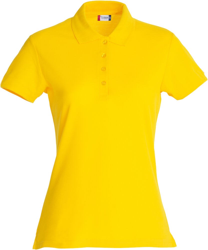 Clique - Basic Polo Women Lemon XS