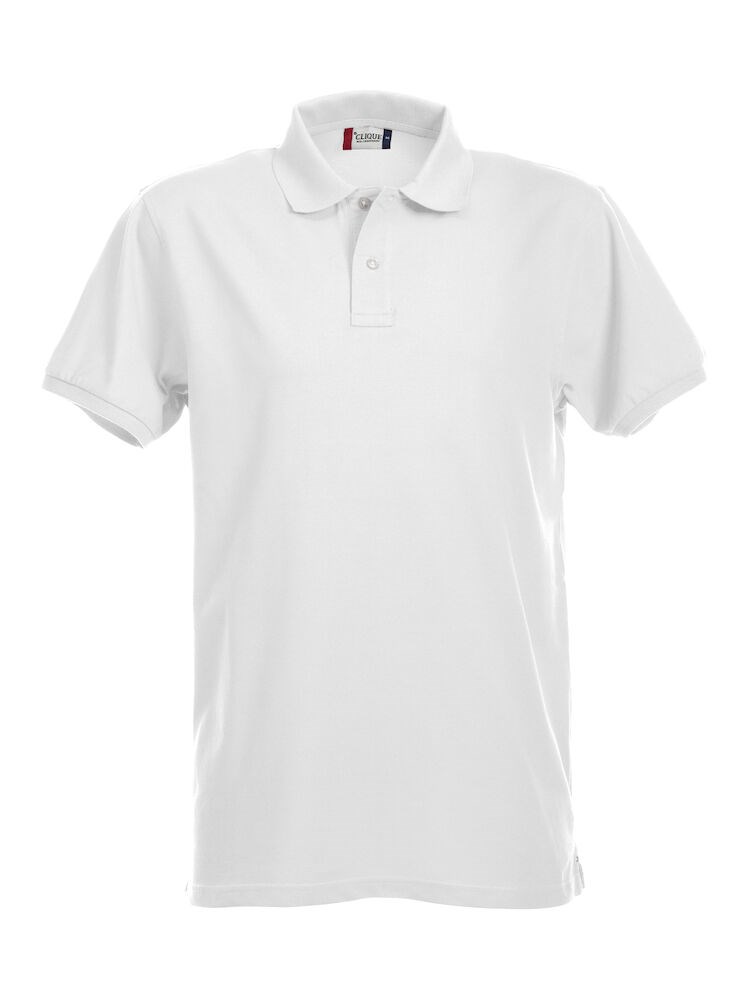 Clique - Stretch Premium Polo Wit M