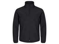 Clique - Classic Softshell Jacket Zwart 4XL