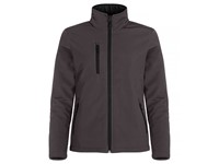 Clique - Padded Softshell Women Donkergrijs 40/L