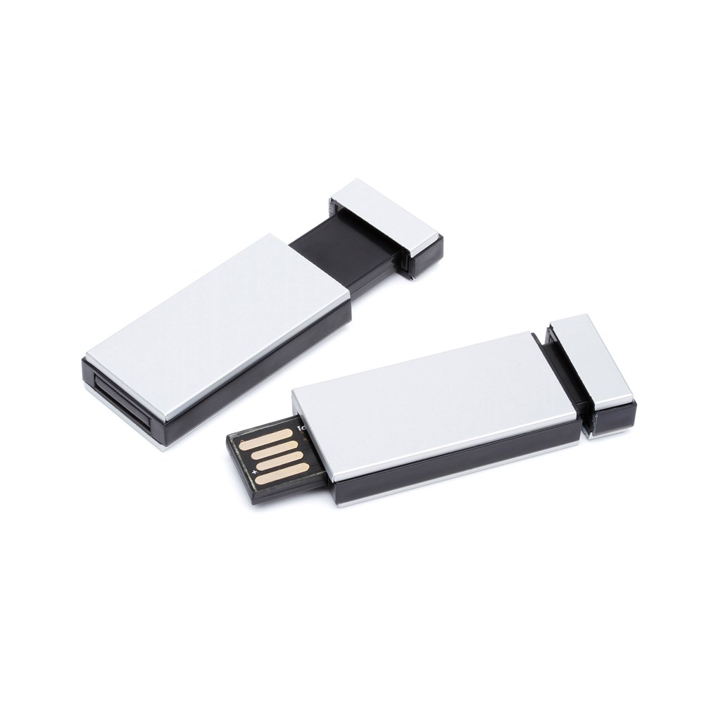 Push USB FlashDrive Zilver