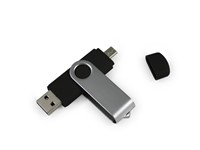 OTG Twister USB FlashDrive - Metallic Blue