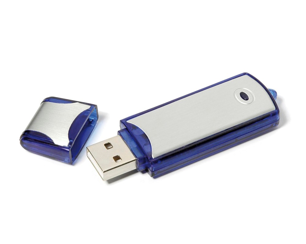 Aluminium 3 USB FlashDrive Doorzichtig