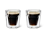Dubbelwandig glas Espresso, set van 2