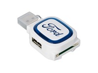 USB-hub met 2 poorten en memorycard reader COLLECTION 500