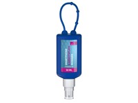 Smartphone & Werkplekreiniger, 50 ml Bumper blauw, Body Label (R-PET)