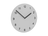 Horae Wall Clock Premium Round 240 mm, Black Clock Hands