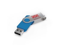 USB Stick Twister Light Blue, 32 GB Premium