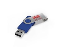 USB Stick Twister Blue, 128 GB Premium