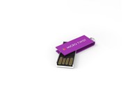 USB Stick Micro Twist Fuchsia, 8 GB Basic