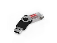USB Stick Twister Black, 8 GB Premium