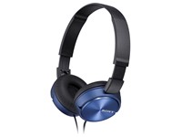 Sony On-Ear Headphone MDR-ZX310 Blue Blauw