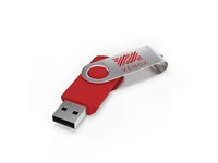 USB Stick Twister Red, 4 GB Premium