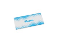 Badge Megan, Rectangular 74 x 20 mm, Magnet, Print in full color
