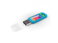 USB Stick Spectra 3.0 India Light Blue, 128 GB Premium