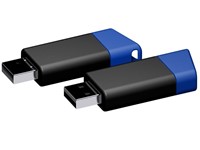 USB stick Flow 3.0 blauw-zwart 16GB