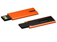 USB stick Skim 2.0 oranje-zwart 1GB