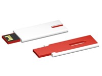 USB stick Skim 2.0 wit-rood 32GB