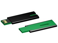 USB stick Skim 2.0 zwart-groen 32GB
