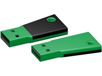 USB stick Flag 2.0 groen-zwart 512MB