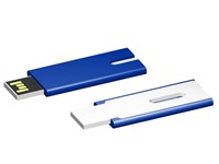 USB stick Skim 2.0 blauw-wit 16GB