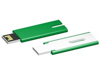 USB stick Skim 2.0 groen-wit 4GB